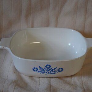 Vintage Corningware 1 Qt dish Cornflower blue
